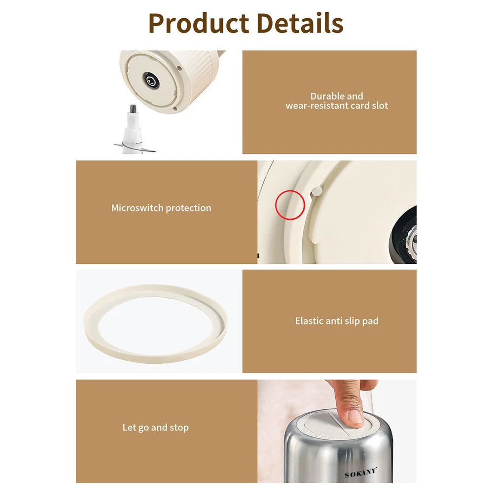 π§ Electric Meat Grinder & Juicer β 800W Multi-Function Food Processor for Home Use