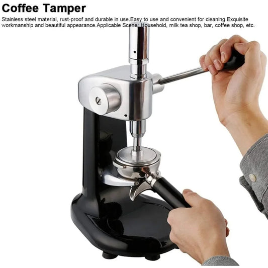 🔧 Stainless Steel Espresso Coffee Tamper – Manual Precision Press Tool
