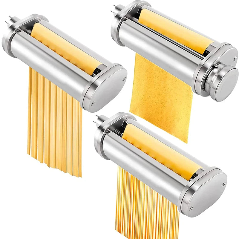 🍝 Pasta Roller & Cutter Set for KitchenAid – Spaghetti & Fettuccine Attachment Kit