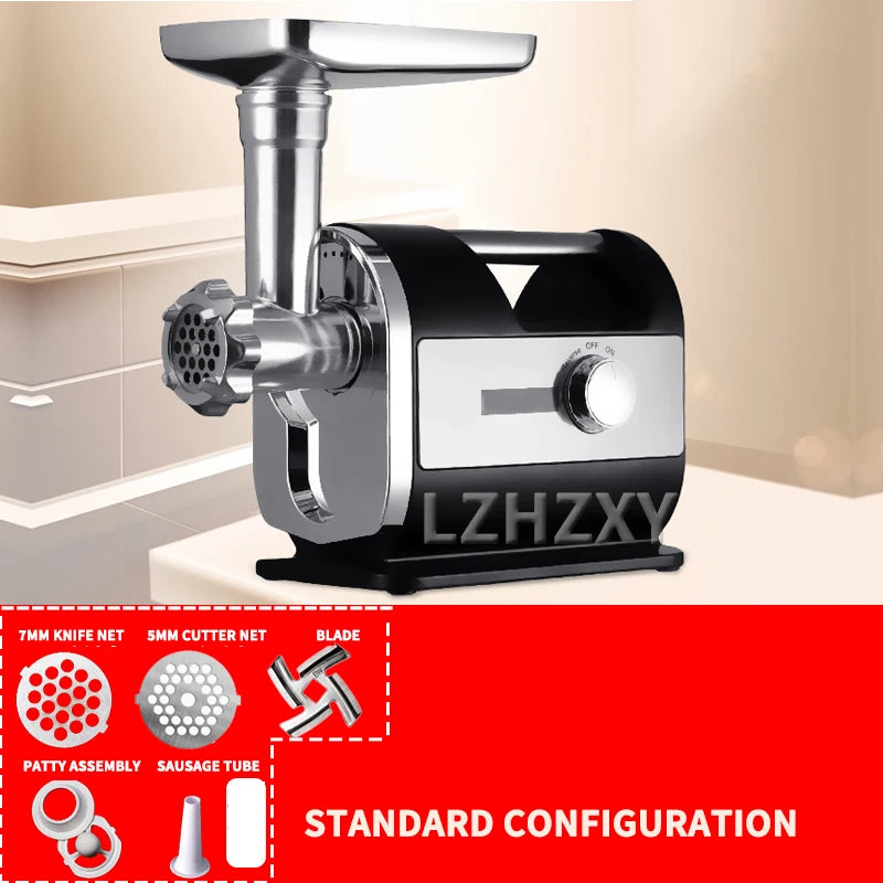🥩 Electric Meat & Food Grinder – 300W Stainless Steel Multi-Function Kitchen Processor