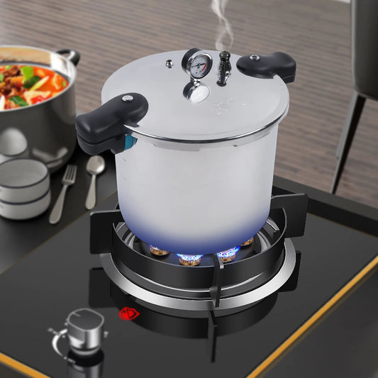 🔥 22L Explosion-Proof Aluminum Pressure Cooker – 90kPa, 32cm Gas Stove Compatible